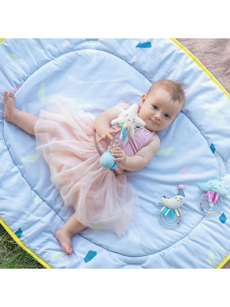 Taf Toys rainstick rattle with plush star - British product
