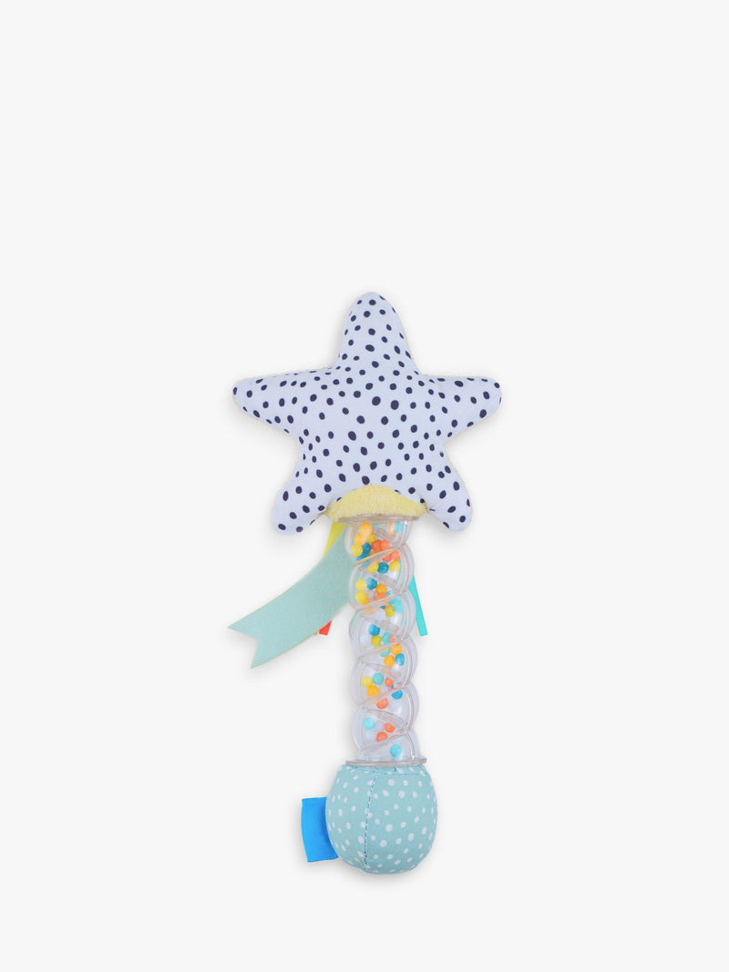 Taf Toys rainstick rattle with plush star - British product