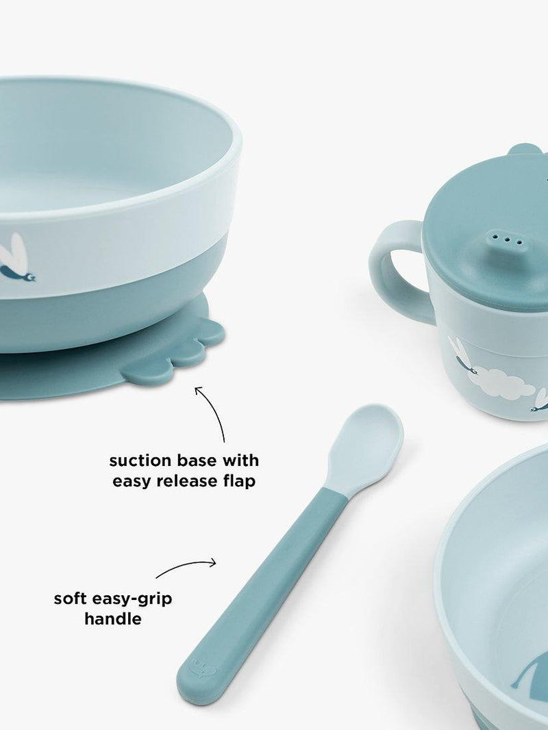 Done by Deer baby meal set blue, UK version