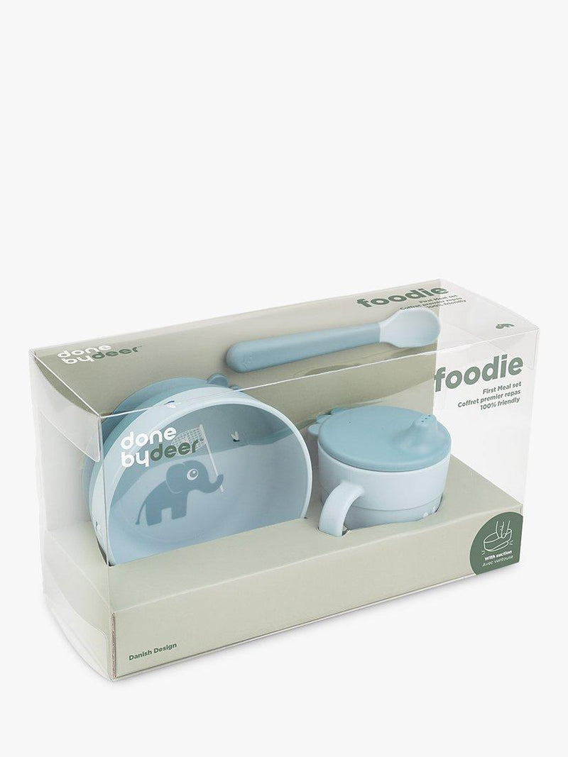 Done by Deer baby meal set blue, UK version