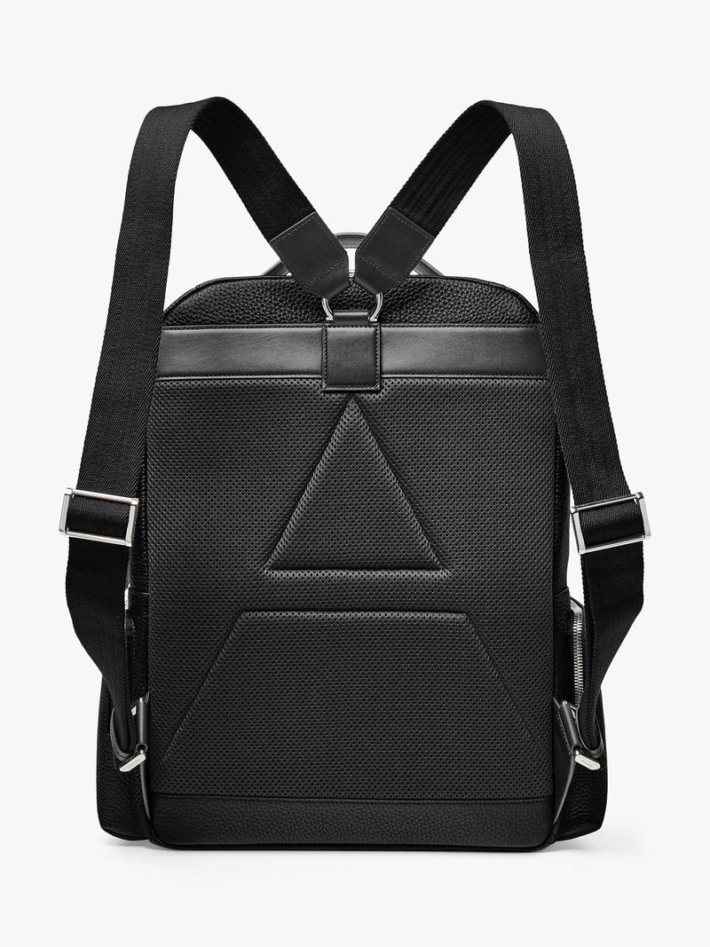 Rucksack Aspinal of London Reporter Zip aus genarbtem Leder, UK-Version