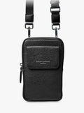 Aspinal of London Kiesel-Leder Umhängetasche für das Handy, UK-Version