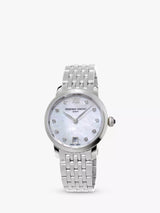 John Lewis Frederique Constant Slimline Women's Silver Watch- Buy online at McGrocer