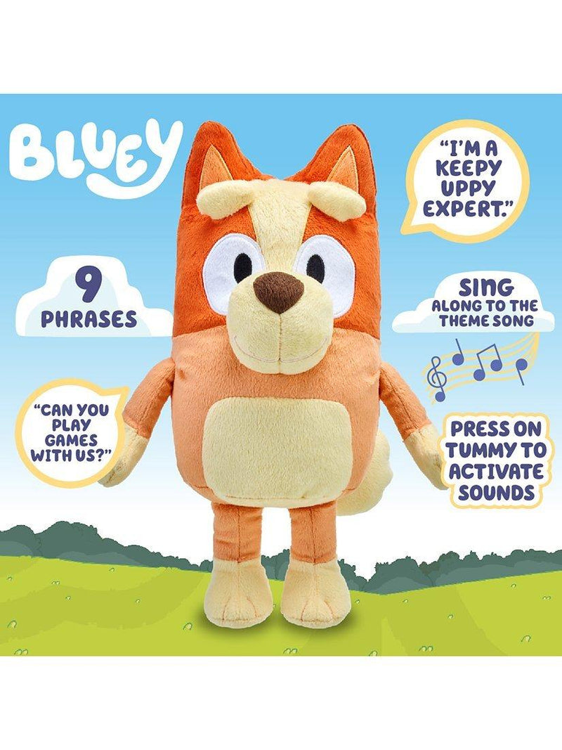 Bluey Talking Bingo plush toy 30cm, imported from the UK
