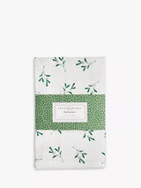 John Lewis Sophie Conran for Portmeirion Mistletoe Cotton Napkins Set of 2 White/Green- Buy online at McGrocer