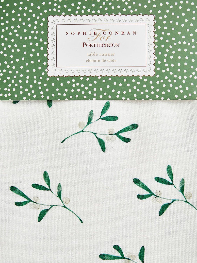 Sophie Conran Portmeirion Mistletoe table runner 250cm - British product