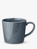 Denby stoneware mugs dark grey speckle 400ml set of 2 - British product