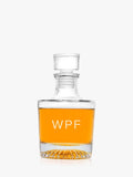 Treat Republic personalised glass decanter with engraved initials 750ml - British product
