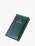 Treat Republic green leather golf notebook 14x8.5x2cm (British brand)