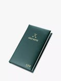 Treat Republic green leather golf notebook 14x8.5x2cm (British brand)