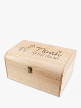 John Lewis Personalised Baby Giraffe Keepsake Chest with Engraved Name and Message- Buy online at McGrocer
