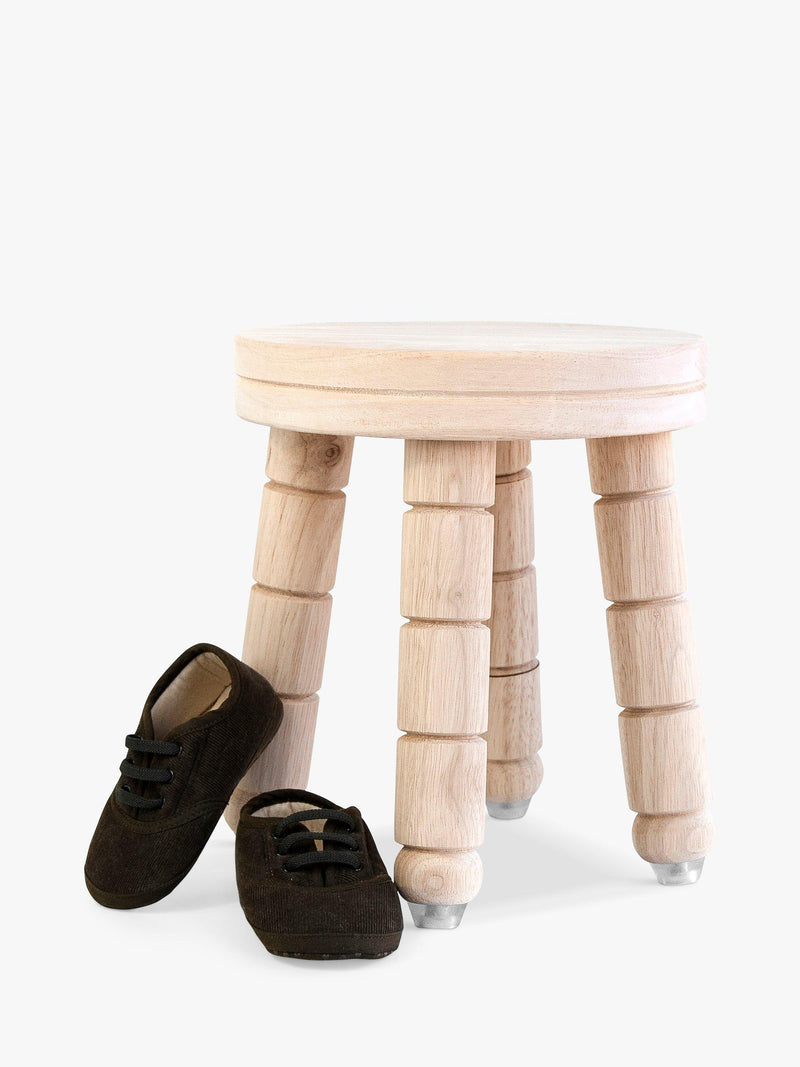 Treat Republic Cute Puppy Kids Stool Natural (British brand)