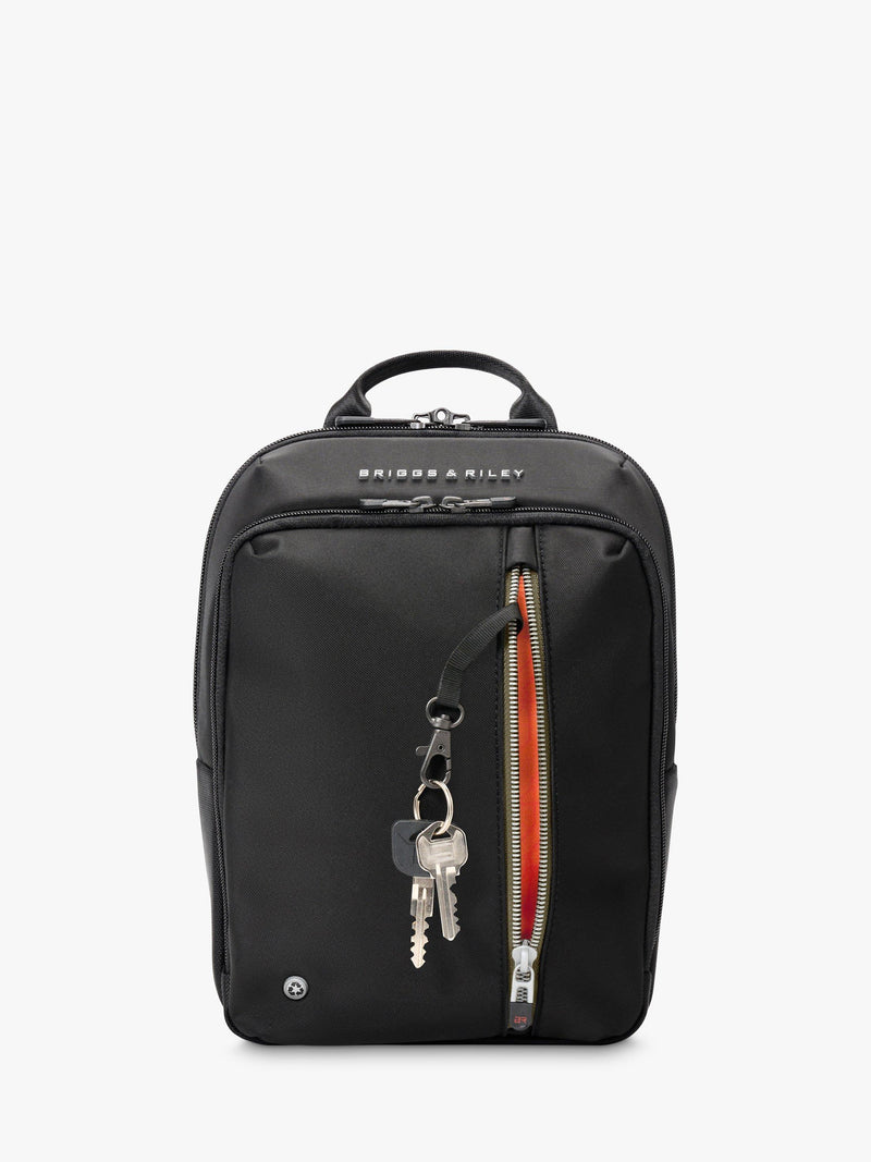 Briggs & Riley HTA cross body bag black ballistic nylon, imported from the UK