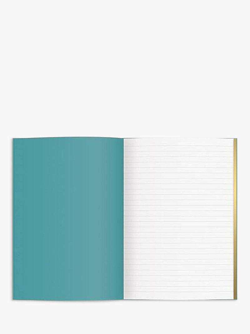 Liberty London A5 dog-themed floral print notebook, UK version