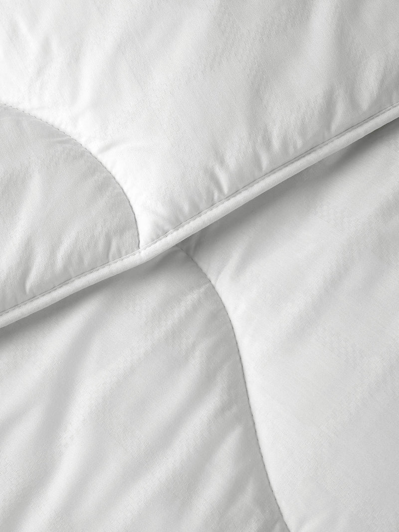little home Anti-Allergy Duvet and Pillow Set, White, Single, UK version