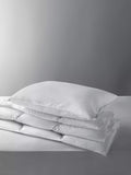 John Lewis synthetic duvet pillow set single white, UK version