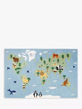 Great Little Trading Co around the world rug 180x120cm, UK version