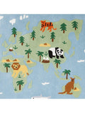 Great Little Trading Co around the world rug 180x120cm, UK version
