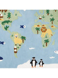 Great Little Trading Co around the world rug 180x120cm, UK version