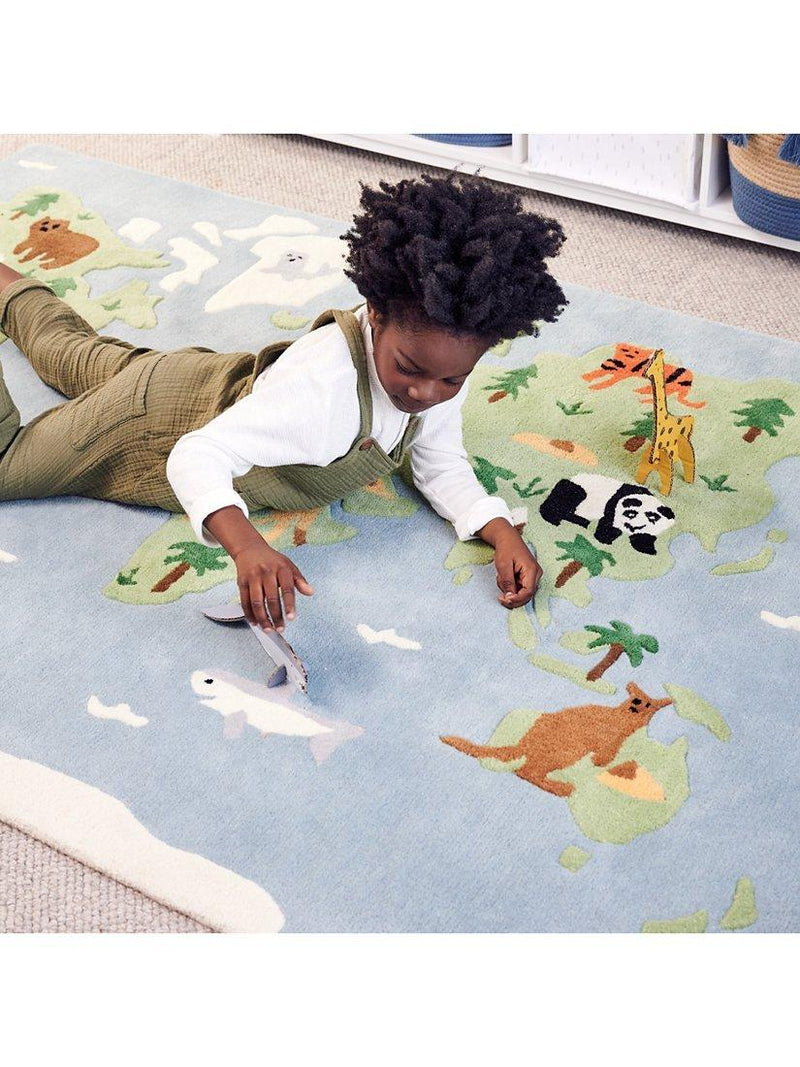 Great Little Trading Co around the world rug 180x120cm, UK version