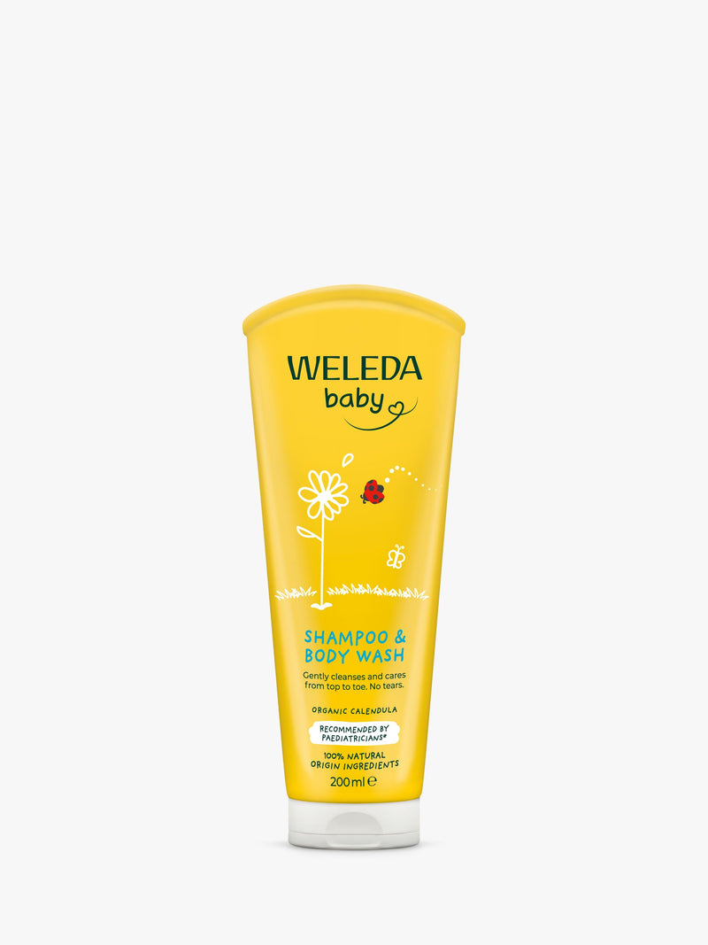 Weleda Baby Calendula Shampoo & Body Wash 200ml (British brand)