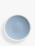 Shaped Fine China Side Plate with Contrasting Rim 19cm