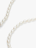 Lido freshwater pearl necklace in sterling silver - British product