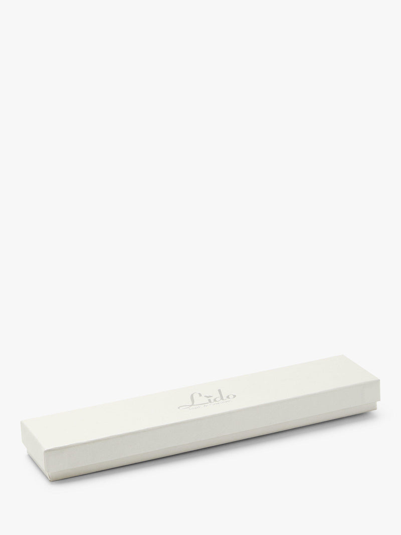 Lido freshwater pearl necklace in sterling silver - British product