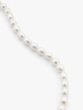 Lido freshwater pearl rice beaded bracelet silver, UK version