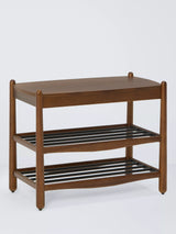 John Lewis John Lewis Mid Century 2 Tier Shoe Shelf, Natural Honey- Buy online at McGrocer