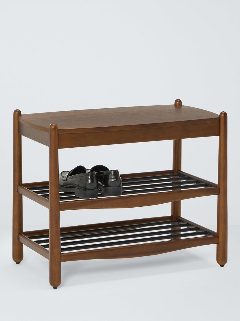 John Lewis 2 tier shoe shelf natural honey, UK version