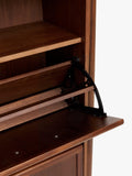 John Lewis Mid Century Shoe Cabinet, 2 Tier, Natural Honey, UK version