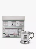 Babyblooms silver christening pewter cup - British product