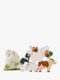 Animal Stacking Toy with FSC-Certified Wood and Child-Safe Colors