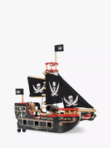 John Lewis Le Toy Van Barbarossa Pirate Ship Wooden Toy 48cm- Buy online at McGrocer