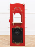 Le Toy Van wooden puppet theatre with stage curtains and scenario windows, UK version