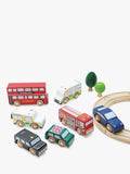 Le Toy Van London wooden toy car set, UK version