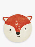 Great Little Trading Co fox face wool rug 100cm - British product