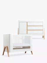 John Lewis Gaia Baby Hera Cot Bed and Dresser Bundle Nursery Furniture- Buy online at McGrocer