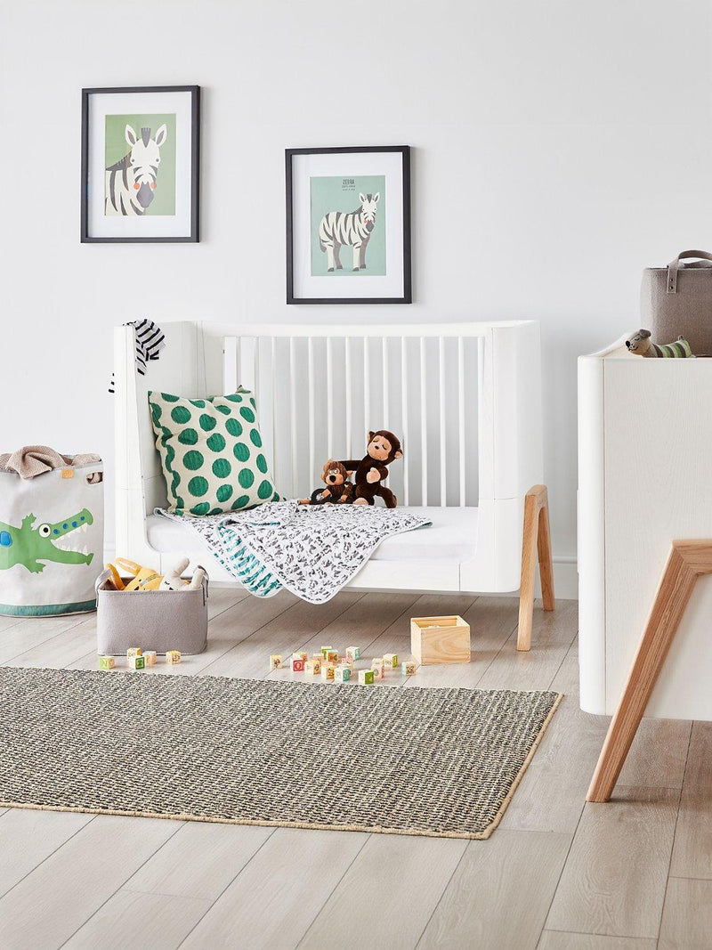 Gaia Baby Hera Cot Bed and Dresser Bundle Nursery Set, UK version