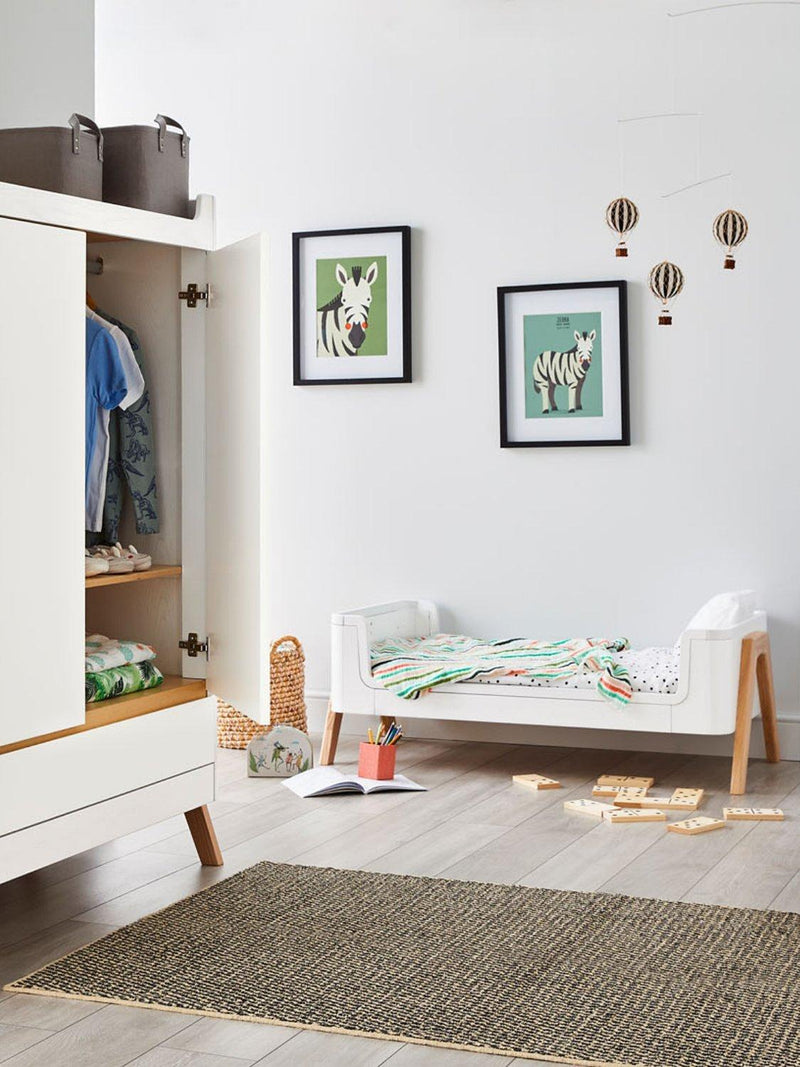 Gaia Baby cot bed dresser wardrobe bundle 3-piece, UK version