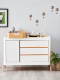 Gaia Baby cot bed dresser wardrobe bundle 3-piece, UK version