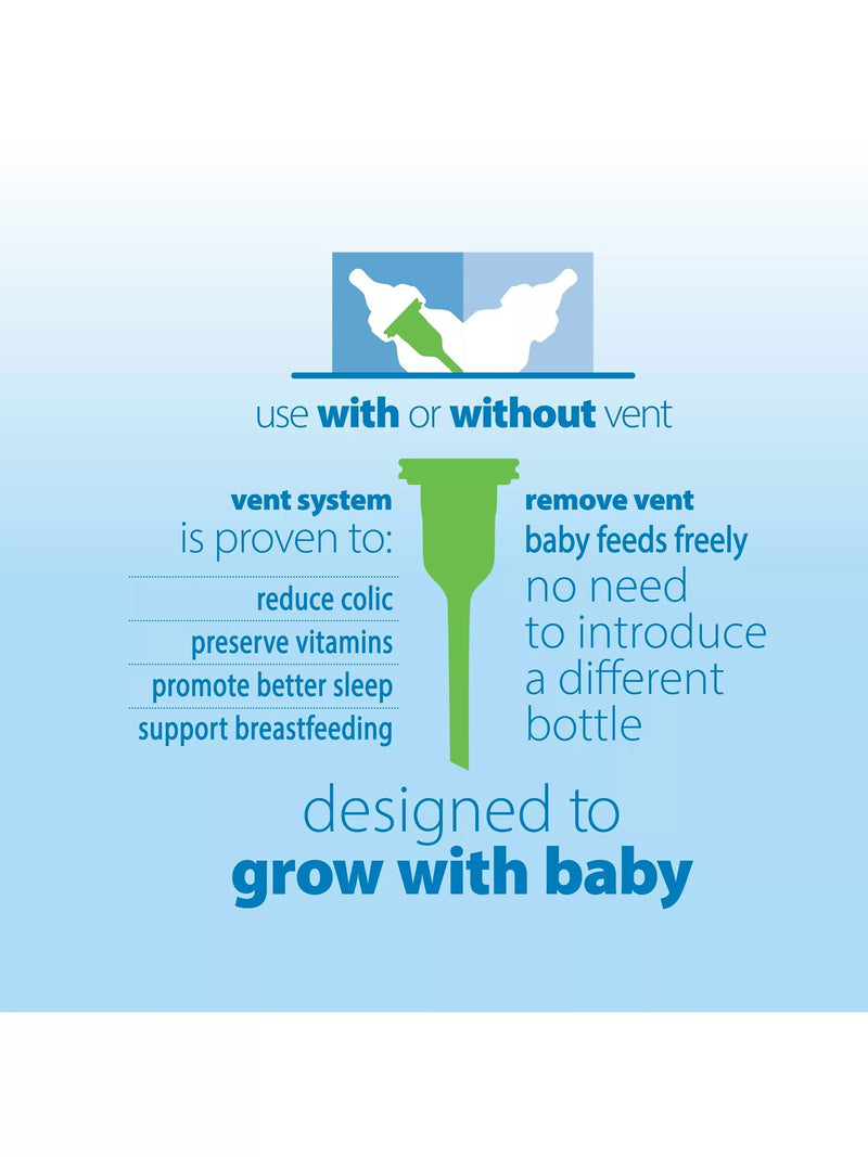 Dr Brown's Anti-Colic baby bottle pack 2 150ml - British product