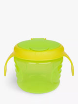 John Lewis Silicone Non-Spill Snack Pot for Babies with Easy-Grip Handles, Green- Buy online at McGrocer