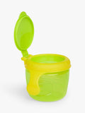 John Lewis silicone non-spill snack pot for babies in green, UK version