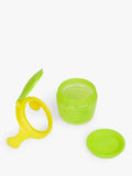 John Lewis silicone non-spill snack pot for babies in green, UK version