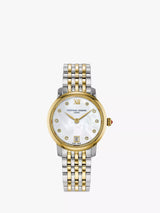 John Lewis Frederique Constant Women's Classic Slimline Watch, Gold/Silver- Buy online at McGrocer