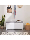 Great Little Trading Co Blake hallway storage bench with cushion - British product
