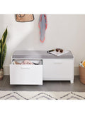 Great Little Trading Co Blake hallway storage bench with cushion - British product