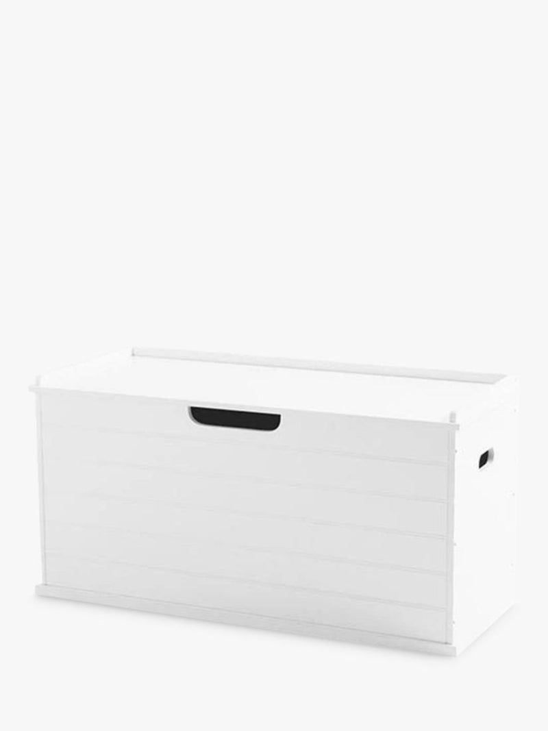 Great Little Trading Co classic toy box white/grey cushion, UK version